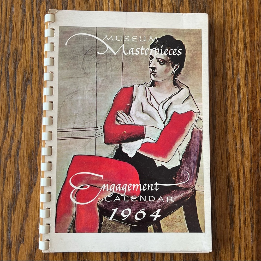 Museum Masterpieces Engagement Calendar 1964 Ninth Edition Joly NY Unused